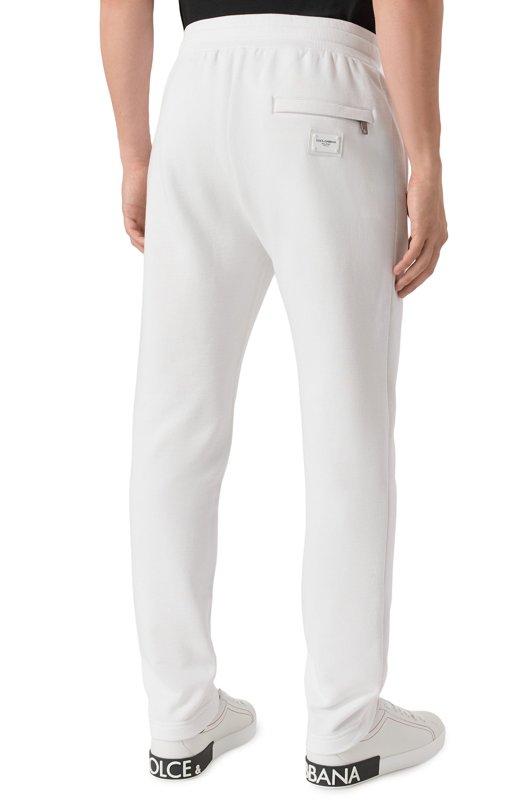 Хлопковые брюки DOLCE & GABBANA, арт. GZ12AT/G7M4Y, фото 4