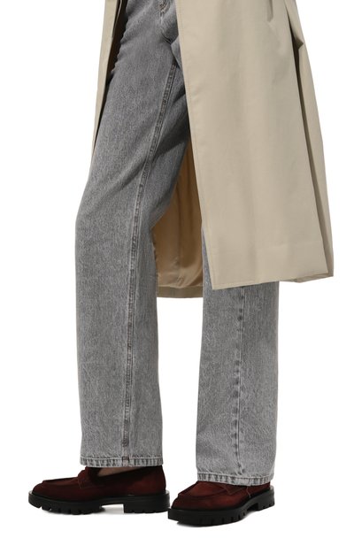 Замшевые пенни-лоферы SANTONI, арт. WUCG59020NERNHSY, фото 3