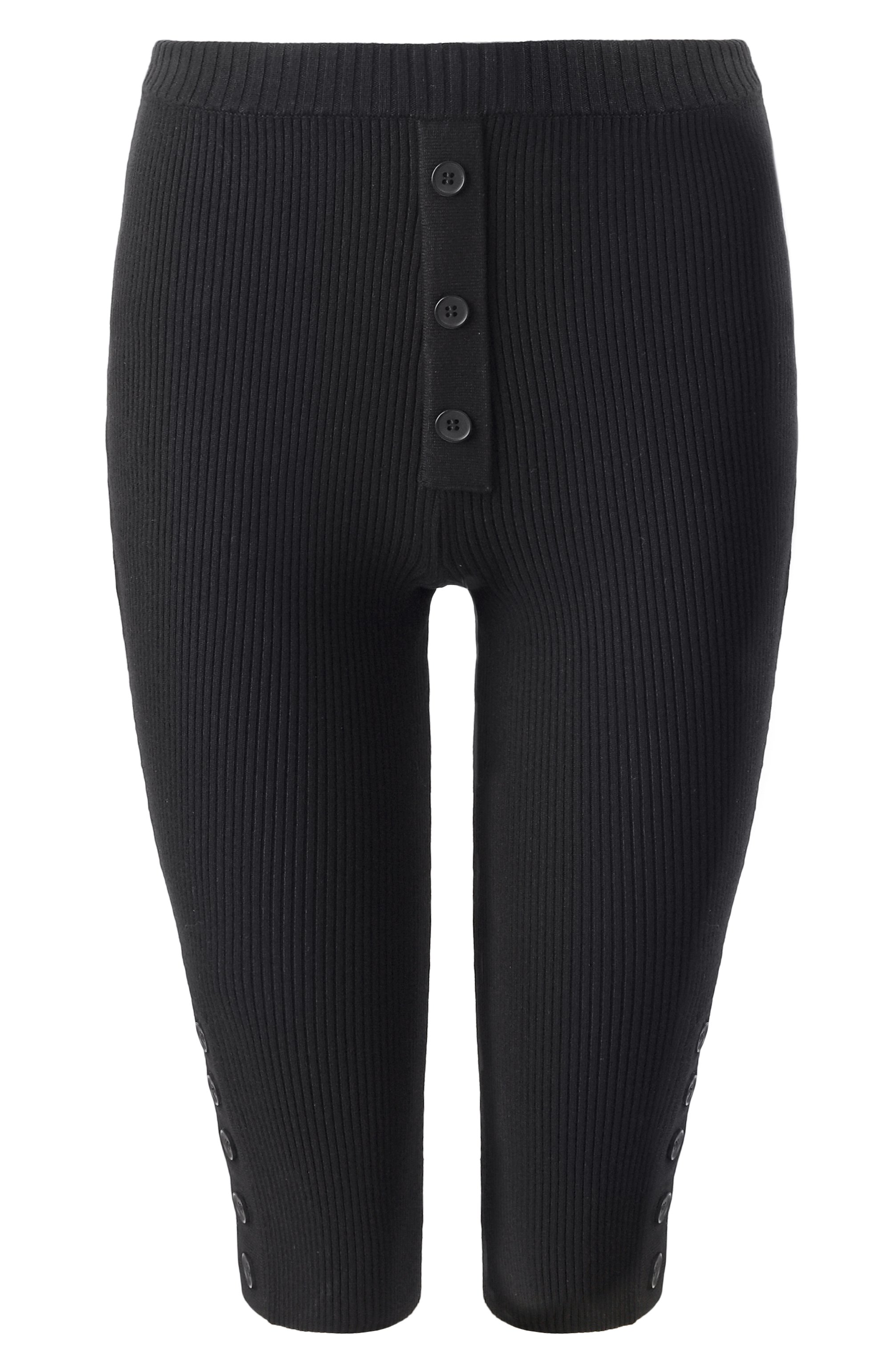 Шорты из вискозы YUZEFI черного цвета по цене 39950 руб., арт. YUZRS25-RW-KN23-01, фото 1 Шорты из вискозы YUZEFI, арт. YUZRS25-RW-KN23-01, фото 1