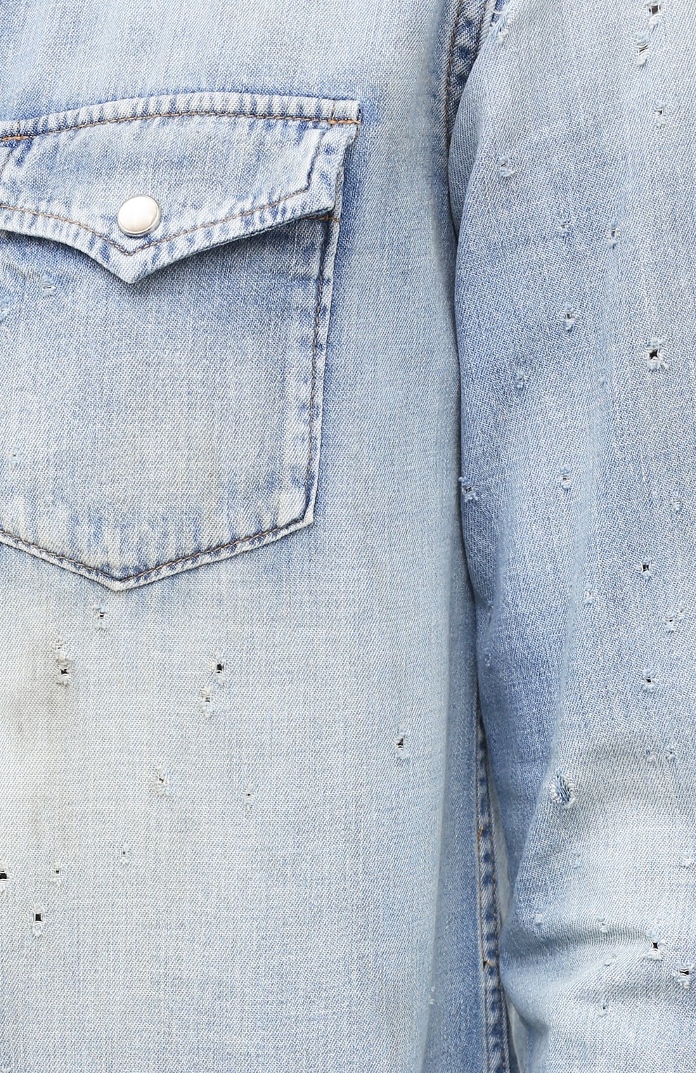 Джинсовая рубашка SAINT LAURENT, арт. 630221/Y880Z, фото 5