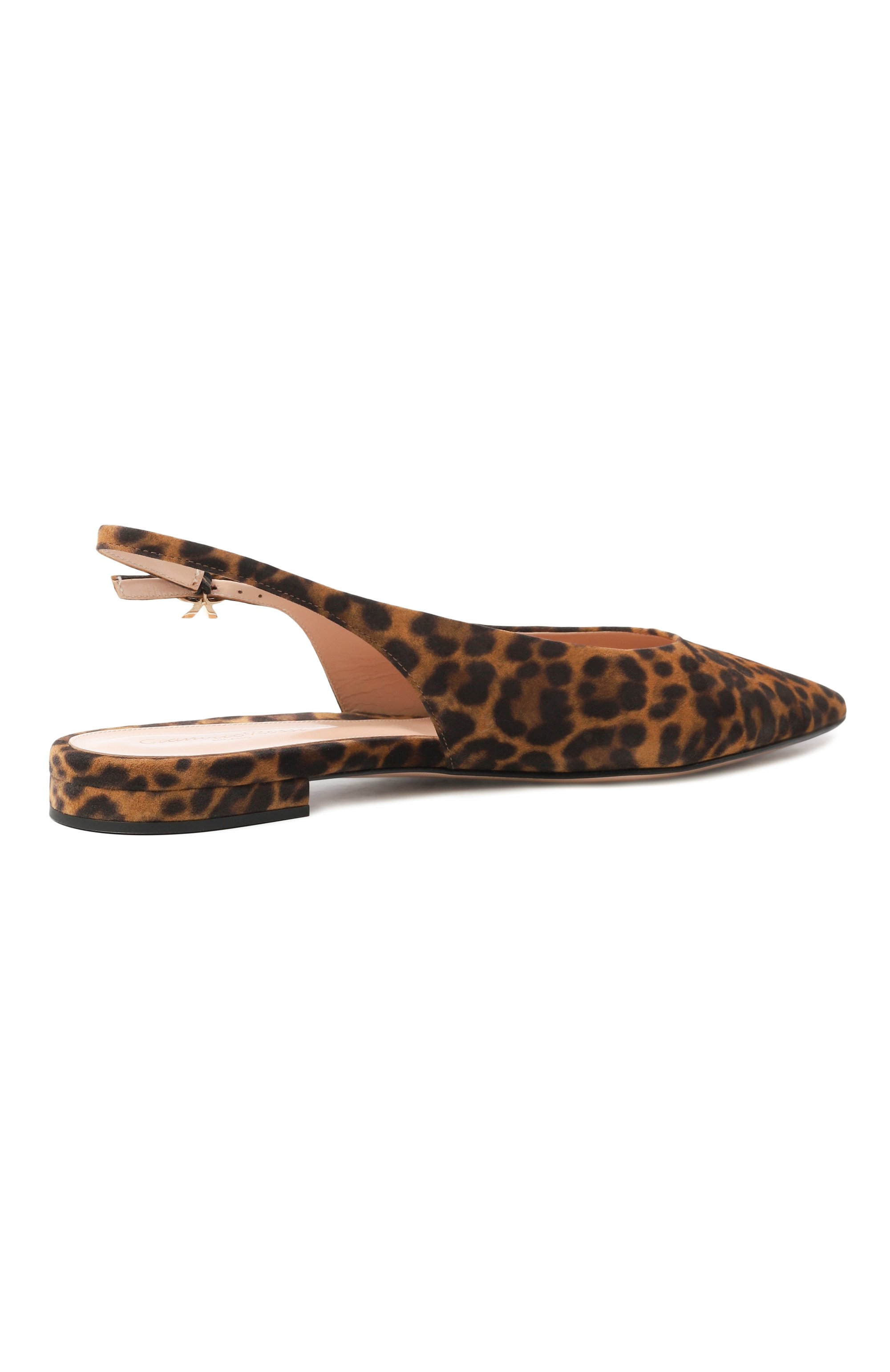 Замшевые балетки robbie GIANVITO ROSSI, арт. G95546.05RIC.CMDALLP, фото 5