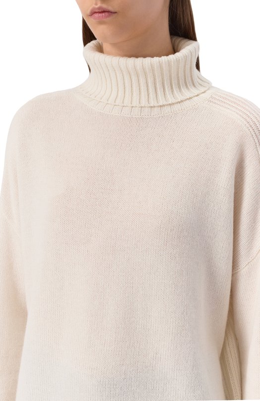Кашемировый свитер Allude 255/11156 Кремовый  255/11156 Фото 5
