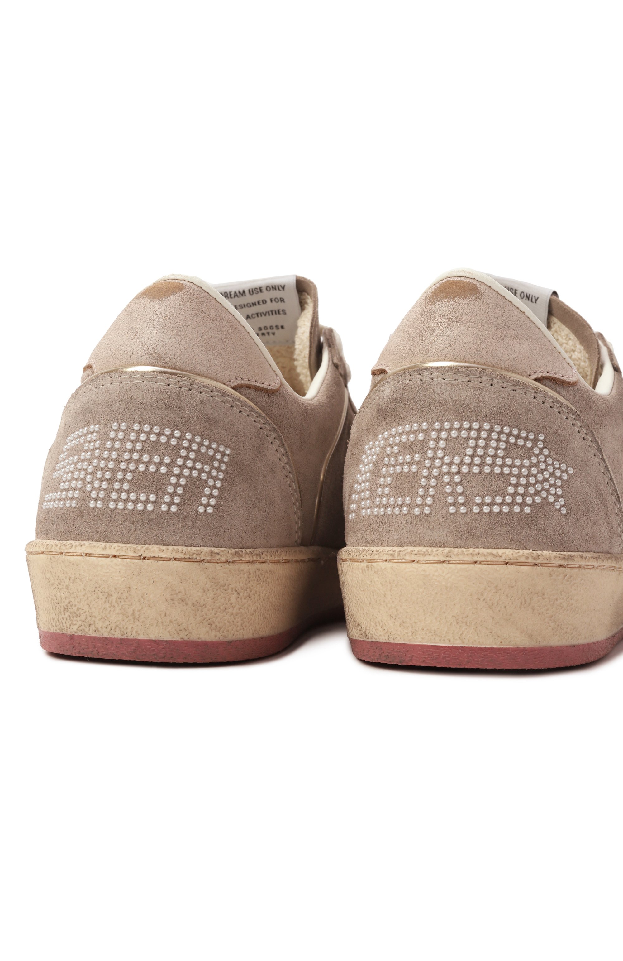Замшевые кеды ball star GOLDEN GOOSE DELUXE BRAND, арт. GWF00327.F007474, фото 7