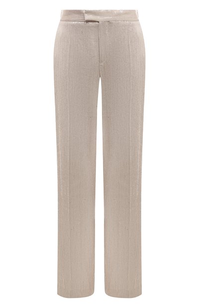 Женские брюки с отделкой пайетками BRUNELLO CUCINELLI, арт. MB951P8505