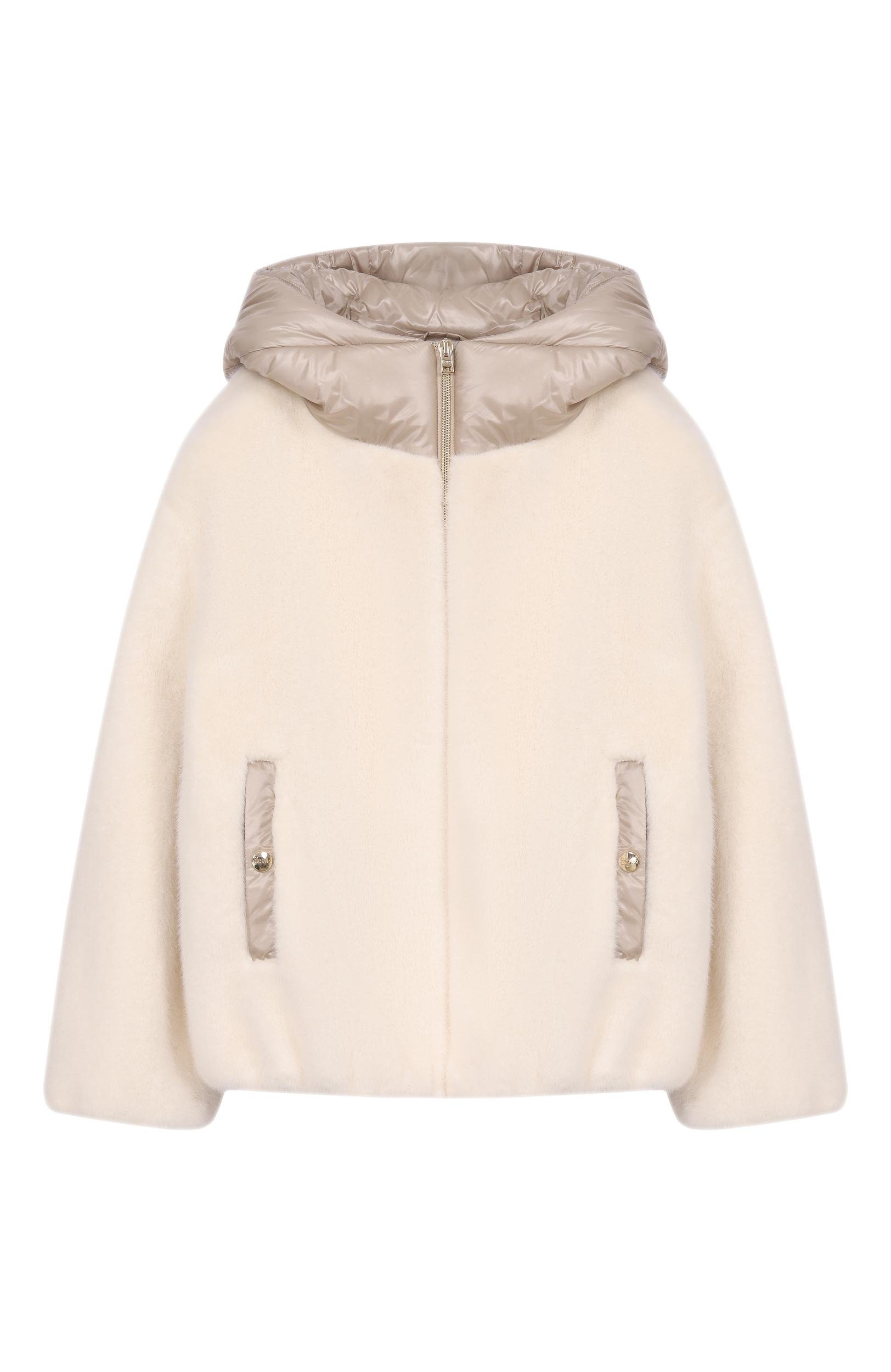 Утепленная куртка HERNO кремового цвета по цене 45450 руб., арт. GC000060G/12630, фото 1 Утепленная куртка HERNO, арт. GC000060G/12630, фото 1
