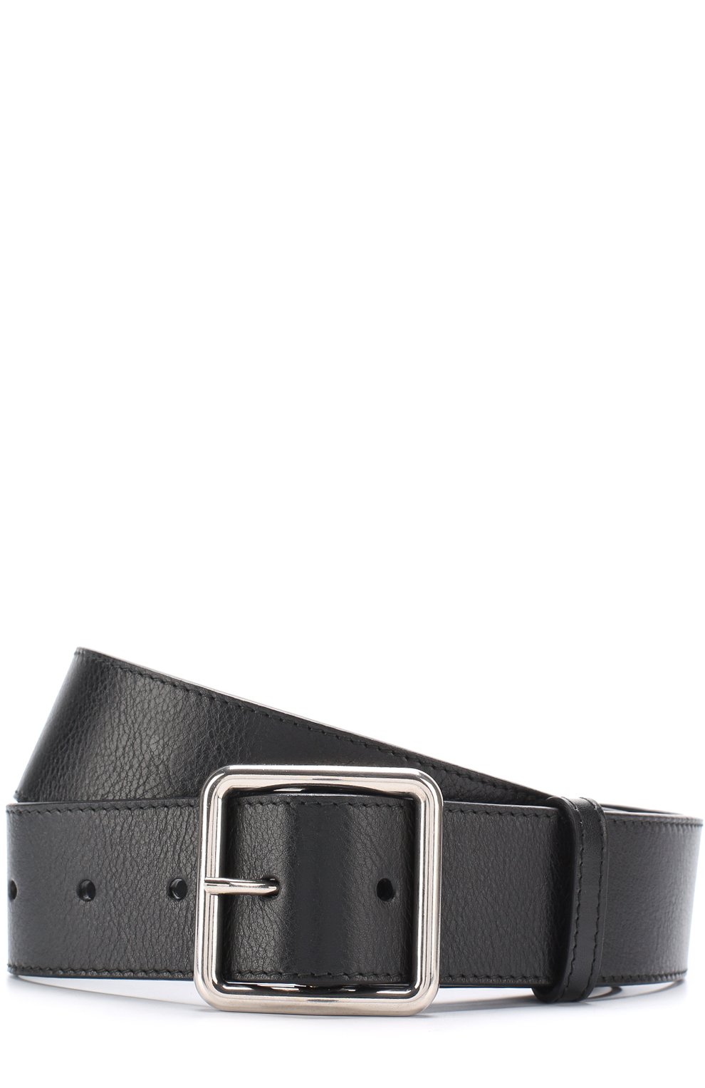 Кожаный ремень с металлической пряжкой ALEXANDER MCQUEEN, арт. 492627/1AC0Y, фото 1