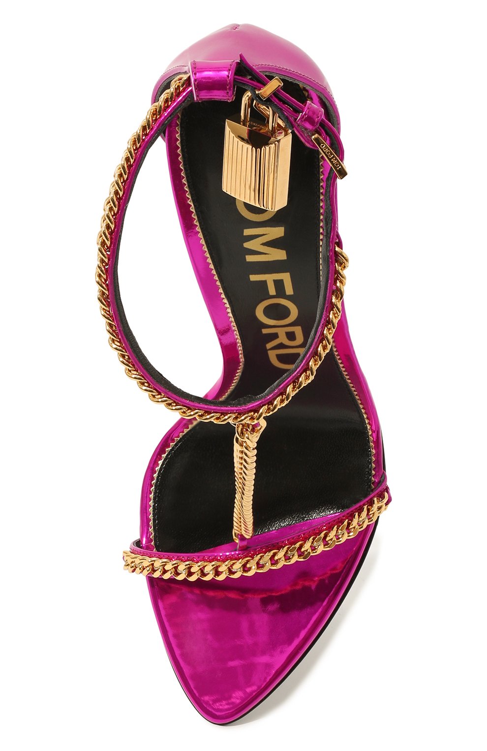 Кожаные босоножки naked TOM FORD, арт. W3078T-LCL234, фото 6