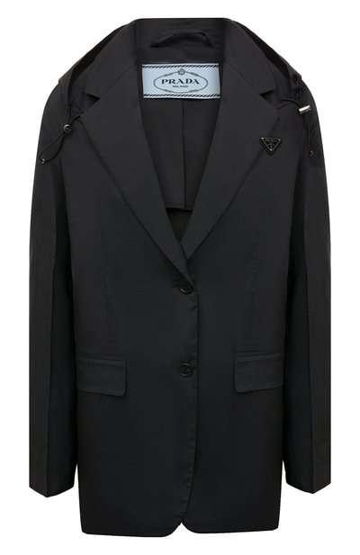 Женский шелковый жакет PRADA, арт. P522M-10GP-F0008-221