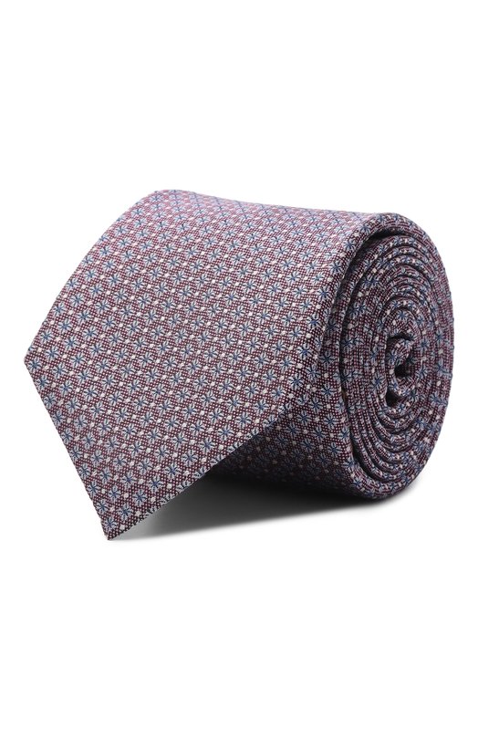 Шелковый галстук Canali 82/HJ04484 Розовый 82/HJ04484