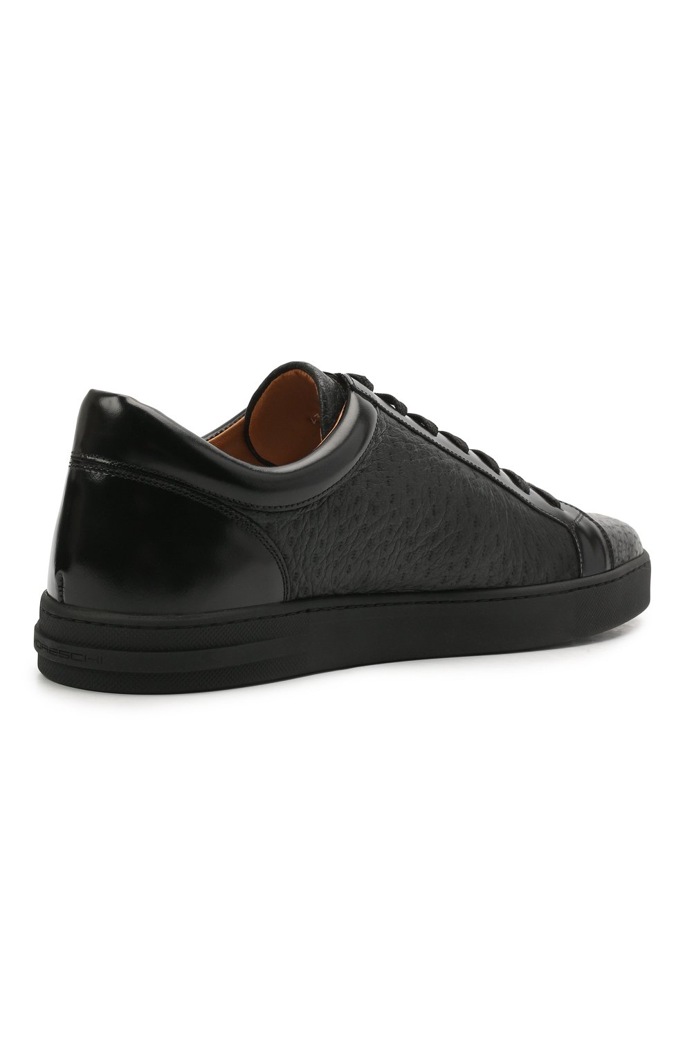 Кожаные кеды MORESCHI, арт. 43850/CQ/PECCARY/R0DI/F0D.ESTATE, фото 4