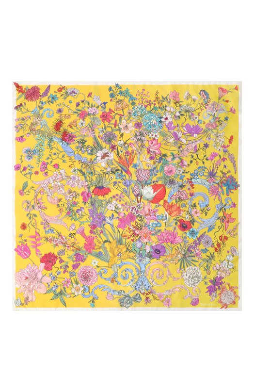 Шелковый платок 100 Flowers Radical Chic 402673.07.02 Жёлтый  402673.07.02 Фото 4