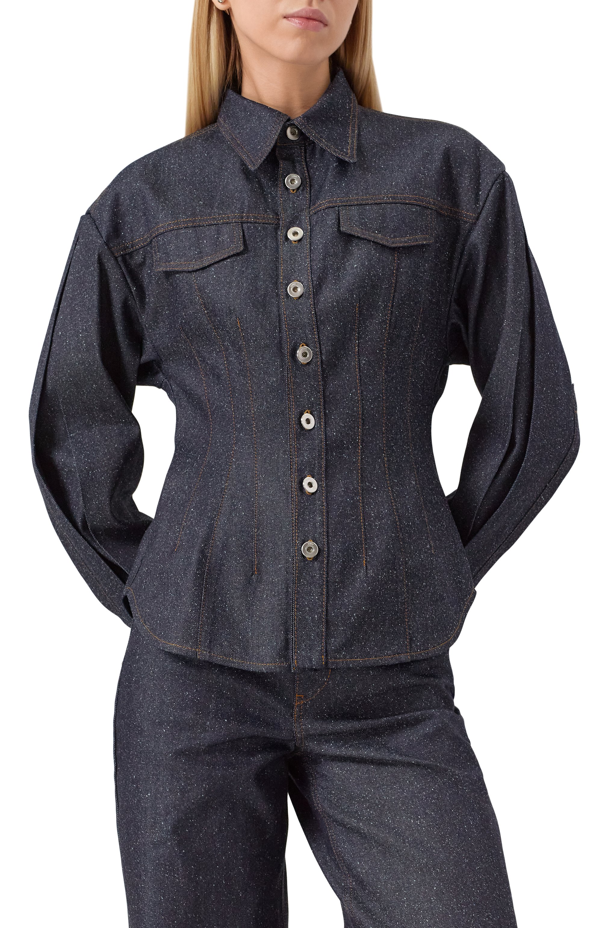 Джинсовая рубашка GOOROO, арт. JSH001-7020-409-FW24/25, фото 3