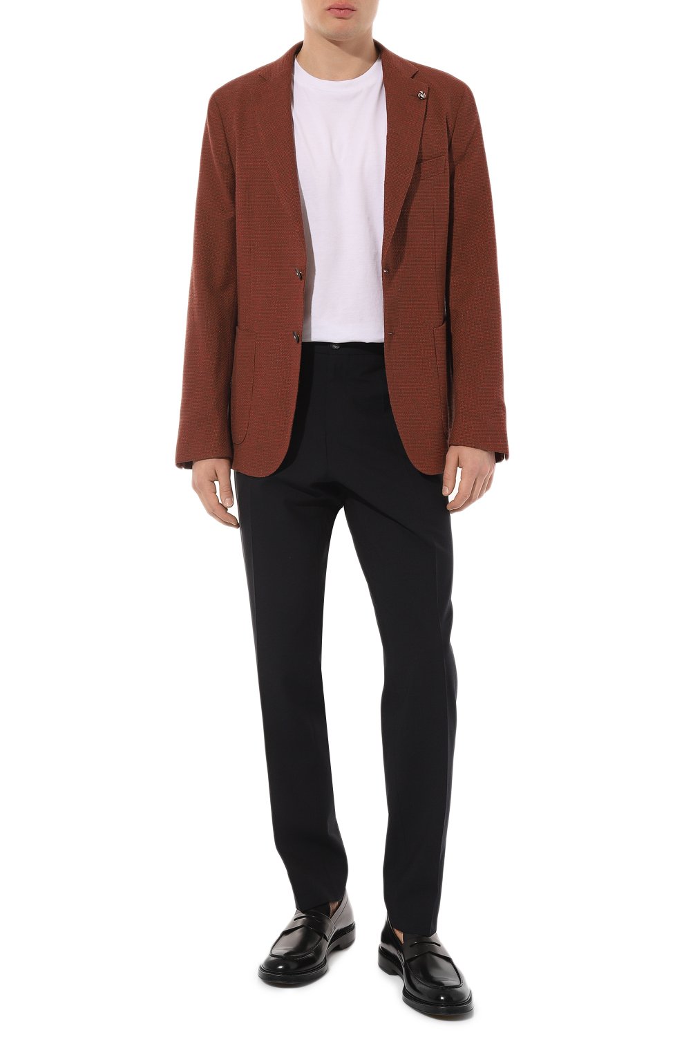 Брюки из шерсти и вискозы BOSS, арт. 50496567, фото 2