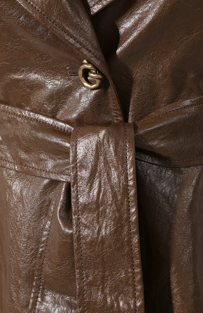 Плащ с поясом REJINA PYO, арт. A083/FAUX LEATHER, фото 5