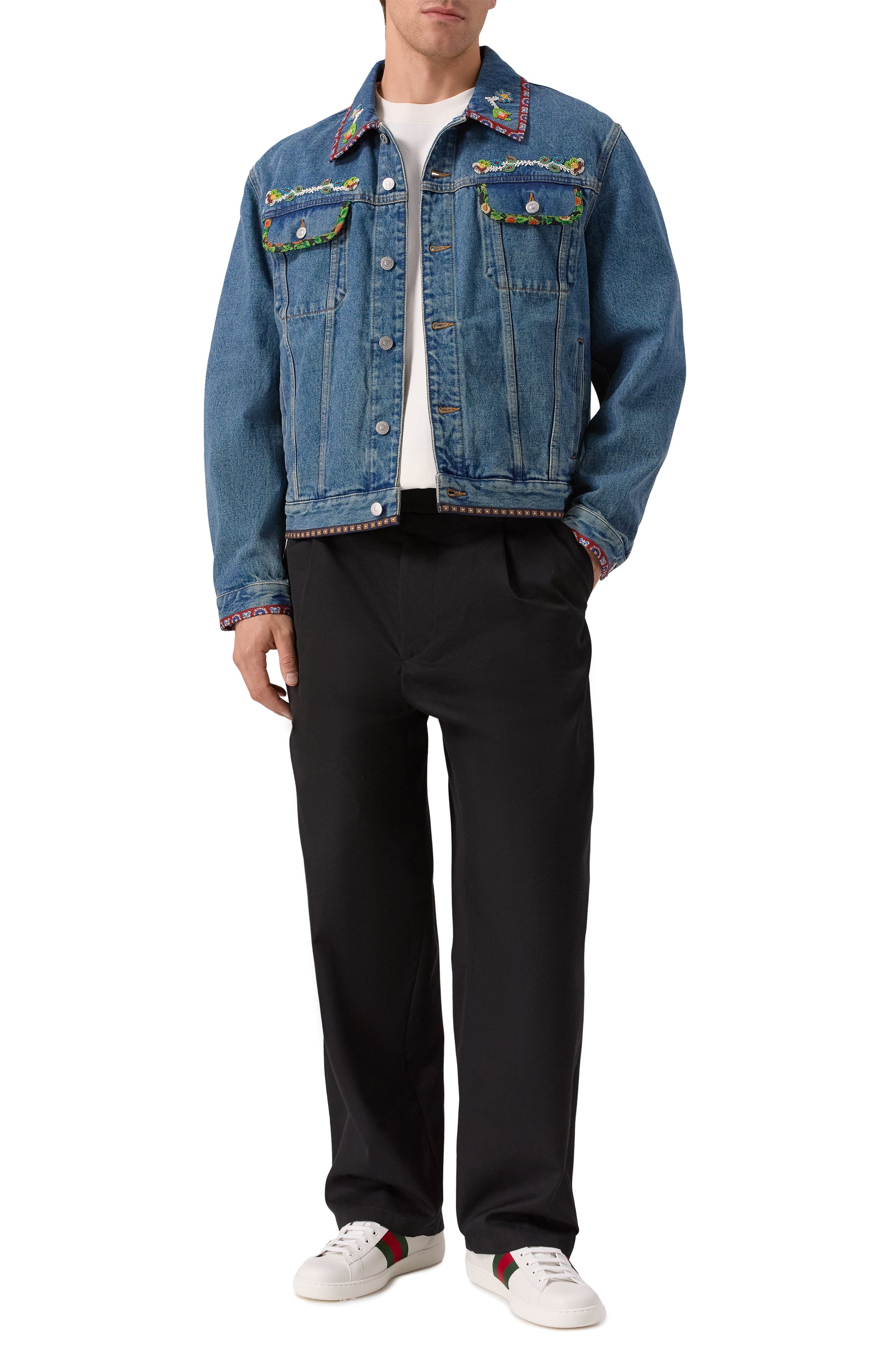 Джинсовая куртка VALENTINO, арт. 7V3DC04Q/B0W, фото 2