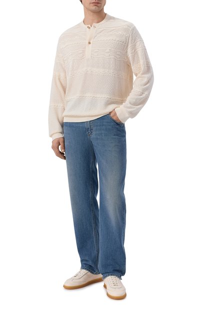 Мужской джемпер из лиоцелла и хлопка EMPORIO ARMANI, арт. EM004442/AF25739