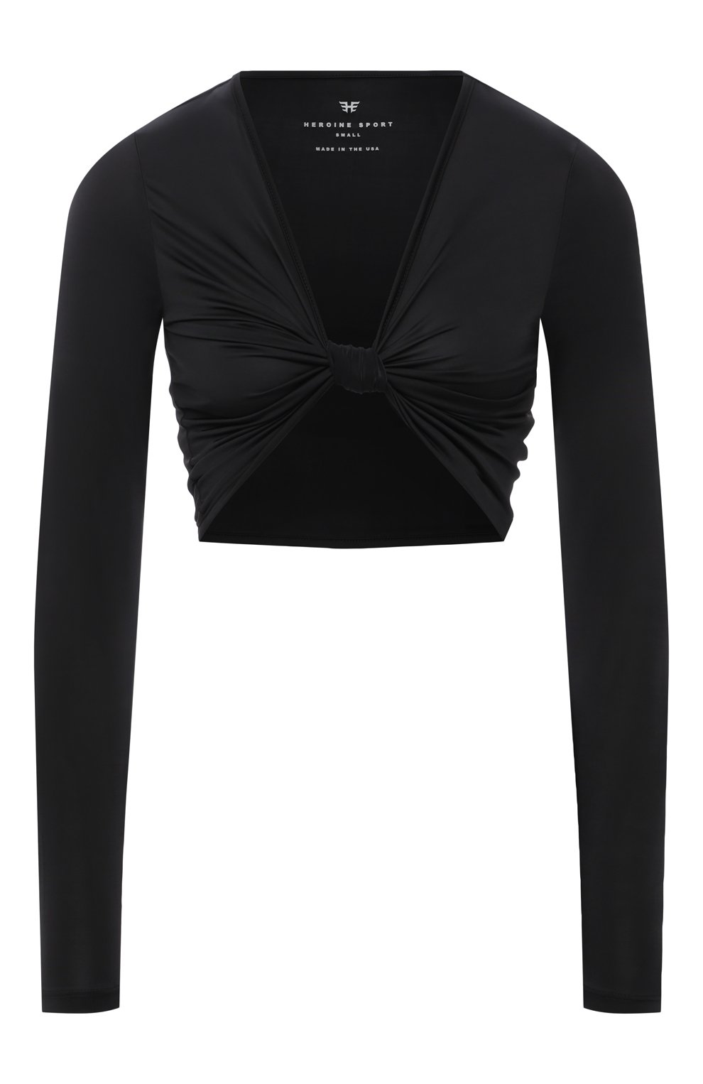 Топ HEROINE SPORT черного цвета по цене 7935 руб., арт. HS-2-117/H0LIDAY 20, фото 1 Топ HEROINE SPORT, арт. HS-2-117/H0LIDAY 20, фото 1