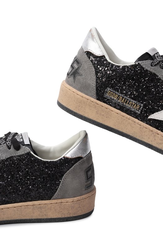 Комбинированные кеды Ball Star Golden Goose Deluxe Brand GWF00117.F006675 Серый  GWF00117.F006675 Фото 7