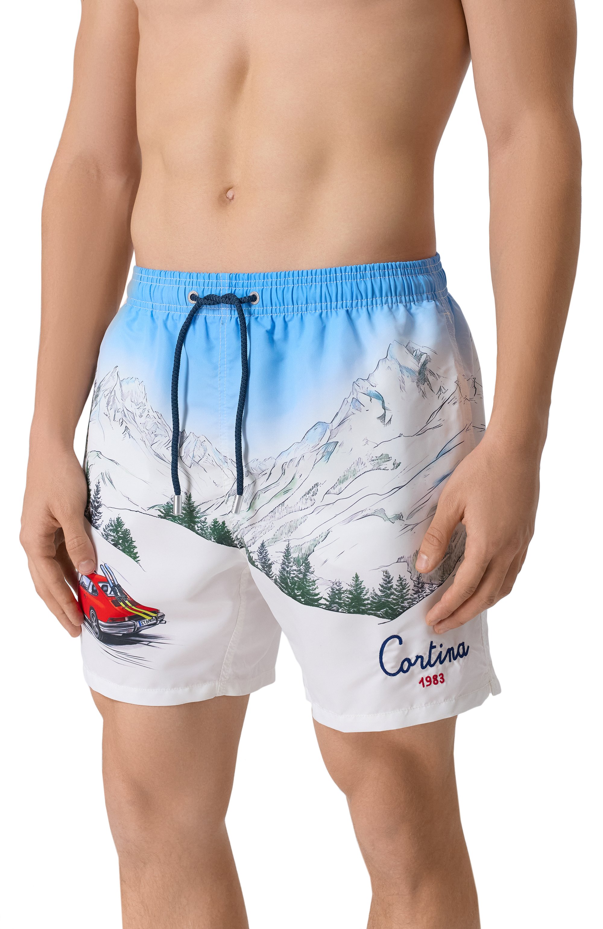 Плавки-шорты MC2 SAINT BARTH, арт. GUS0009-02674I/GUSTAVIA PLACED PRINT, фото 2