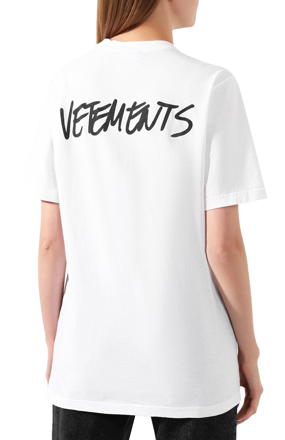 Хлопковая футболка VETEMENTS, арт. UAH21TR619 1600/W, фото 4
