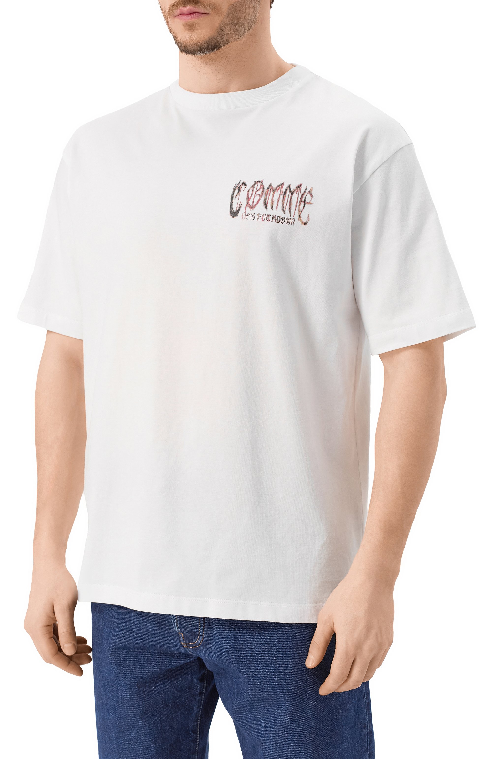 Хлопковая футболка COMME DES FUCKDOWN, арт. CFABM01593, фото 3