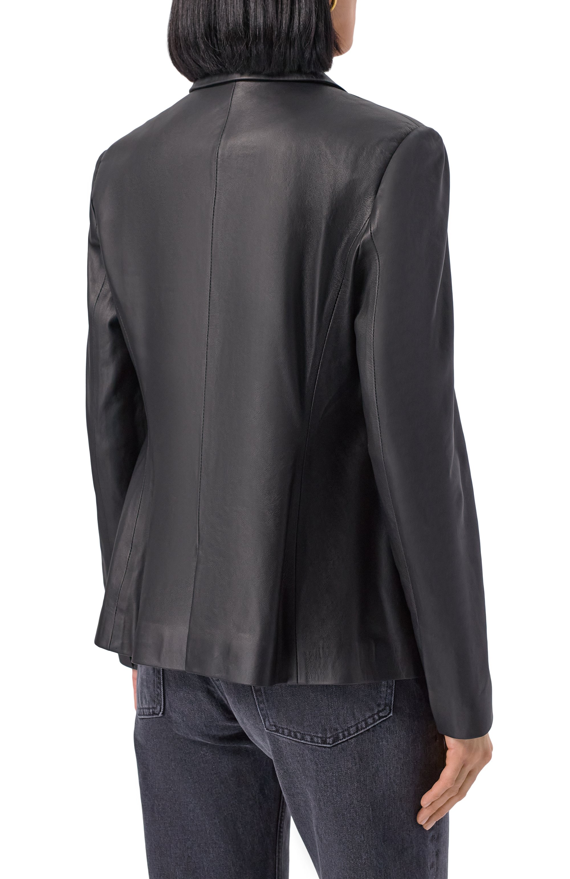 Кожаный жакет ZEYNEP ARCAY, арт. FW25JK15, фото 4