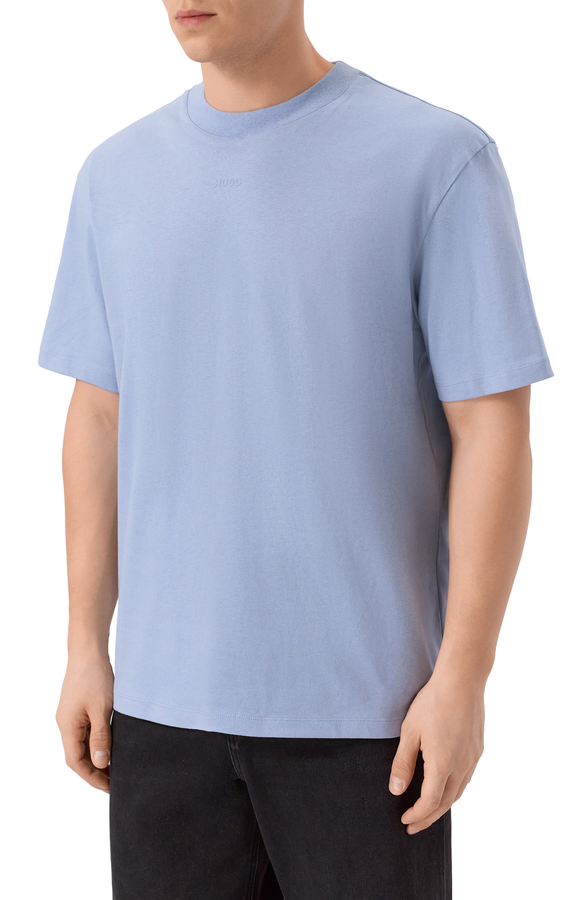 Хлопковая футболка HUGO, арт. 50488330, фото 3