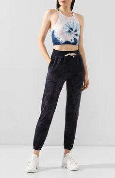Женский топ ELECTRIC AND ROSE разноцветного цвета, арт. ERWKN02/WAVE WASH | Фото 2 (Женское Кросс-КТ: Топ-спорт; Материал внешний: Хлопок; Длина (для топов): Укороченные; Кросс-КТ: Спорт; Материал сплава: Проставлено; Драгоценные камни: Проставлено; Рукава: Без рукавов)