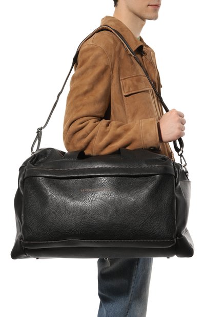 Сумка BRUNELLO CUCINELLI черного цвета по цене 472500 руб., арт. MBZIU395, фото 2 Сумка BRUNELLO CUCINELLI, арт. MBZIU395, фото 2