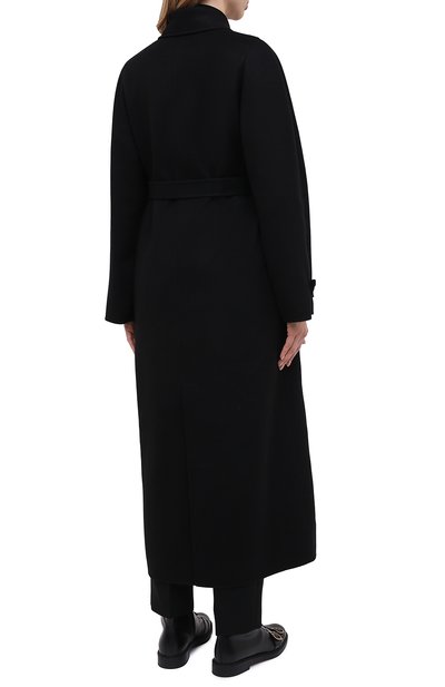Кашемировое пальто GIORGIO ARMANI черного цвета по цене 647500 руб., арт. 0WH0L04W/T00B2, фото 4 Кашемировое пальто GIORGIO ARMANI, арт. 0WH0L04W/T00B2, фото 4
