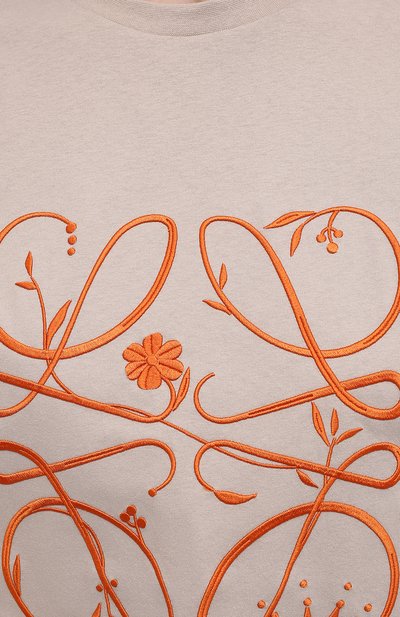 Хлопковая футболка LOEWE, арт. S540Y22X08, фото 5