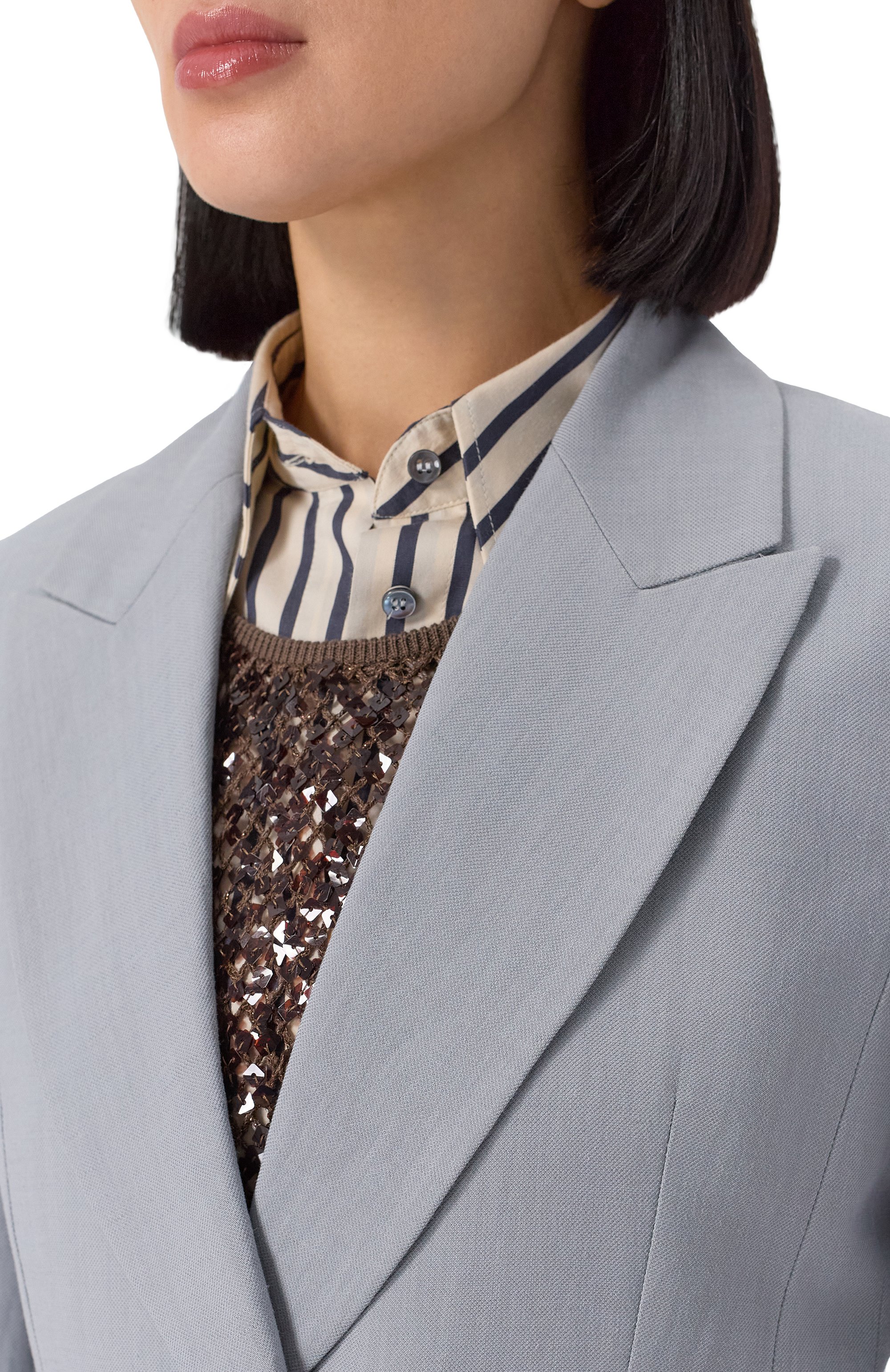 Жакет из вискозы и льна BRUNELLO CUCINELLI, арт. MH1262682, фото 5