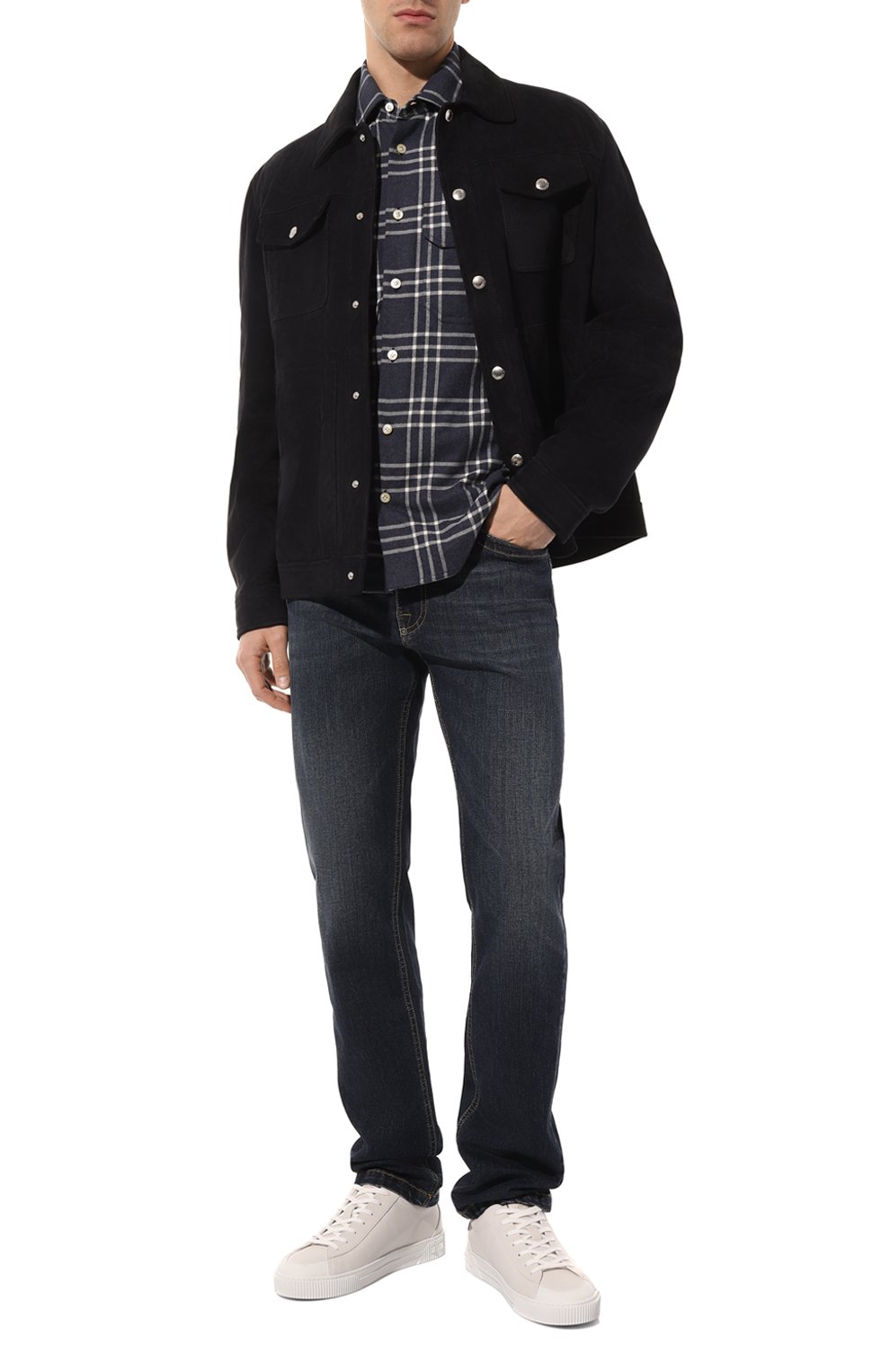 Хлопковая рубашка KITON, арт. UCWMH0864902, фото 2