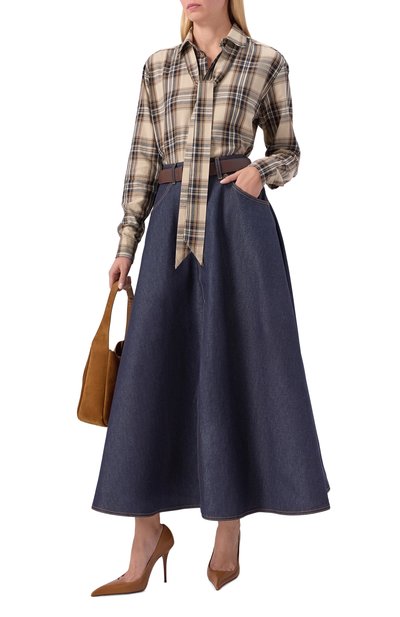 Джинсовая юбка PETAR PETROV, арт. F25DR21/DENIM, фото 2