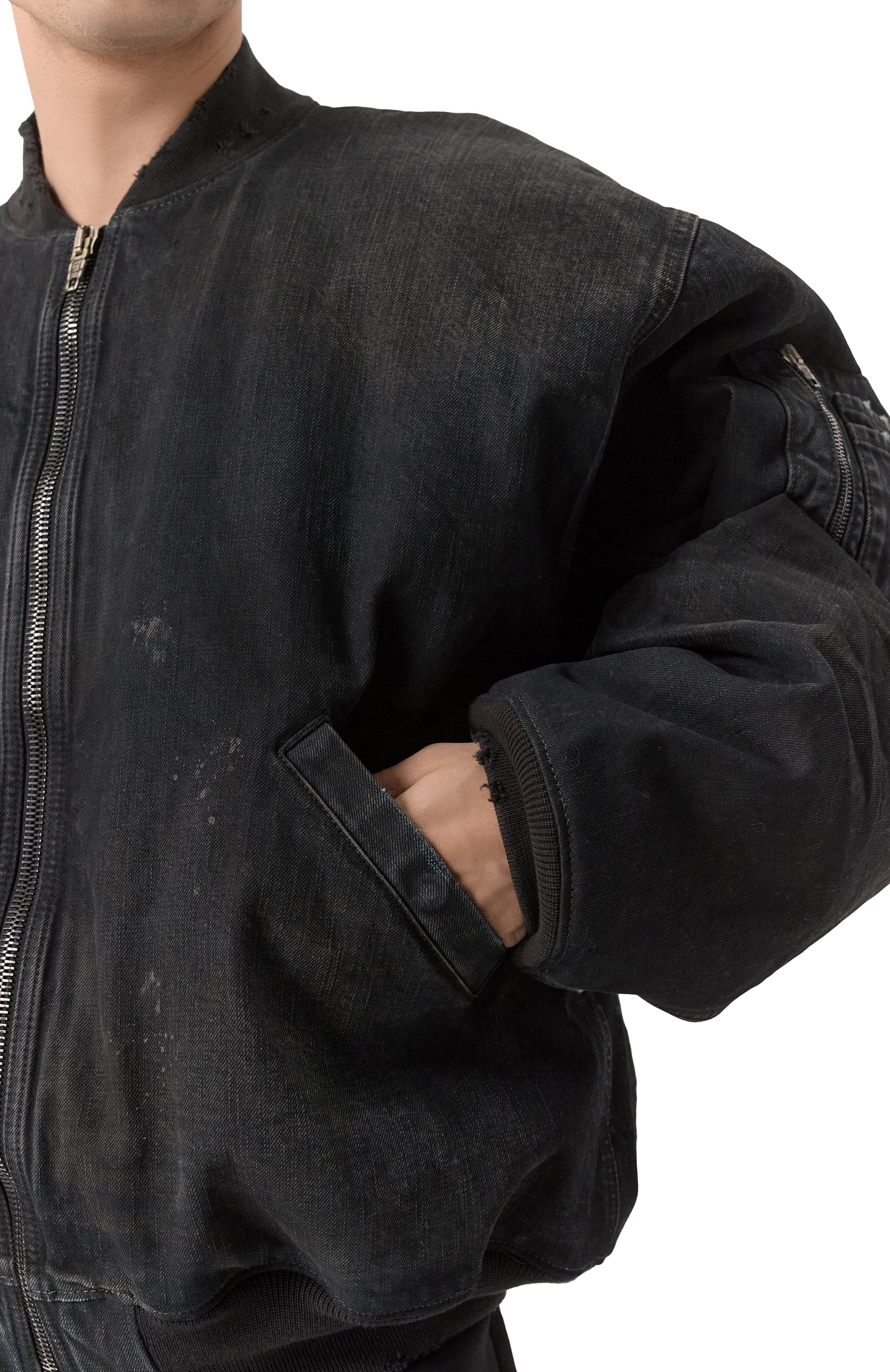 Джинсовый бомбер BALENCIAGA, арт. 809451/TRW65, фото 5