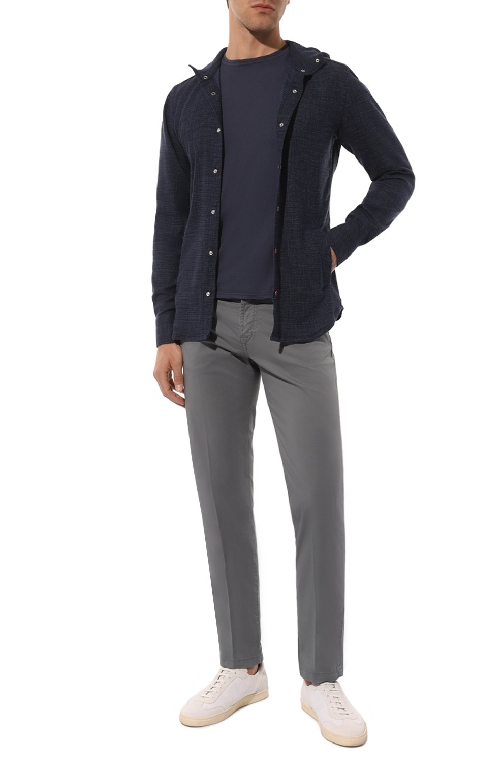 Рубашка из шерсти и шелка KITON, арт. UMCMARK0643C, фото 2