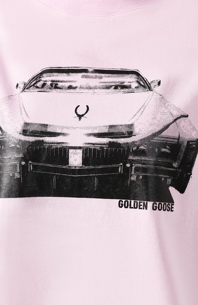 Хлопковая футболка GOLDEN GOOSE DELUXE BRAND, арт. G36WP024.F4, фото 5
