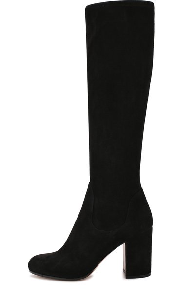 Замшевые сапоги на устойчивом каблуке GIANVITO ROSSI, арт. G80903.85RIC.CMHNENE, фото 3