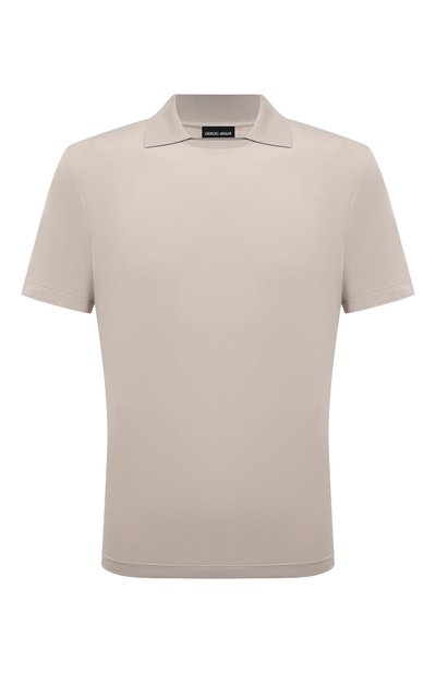 Мужское поло из вискозы GIORGIO ARMANI, арт. GM000158/TE11332