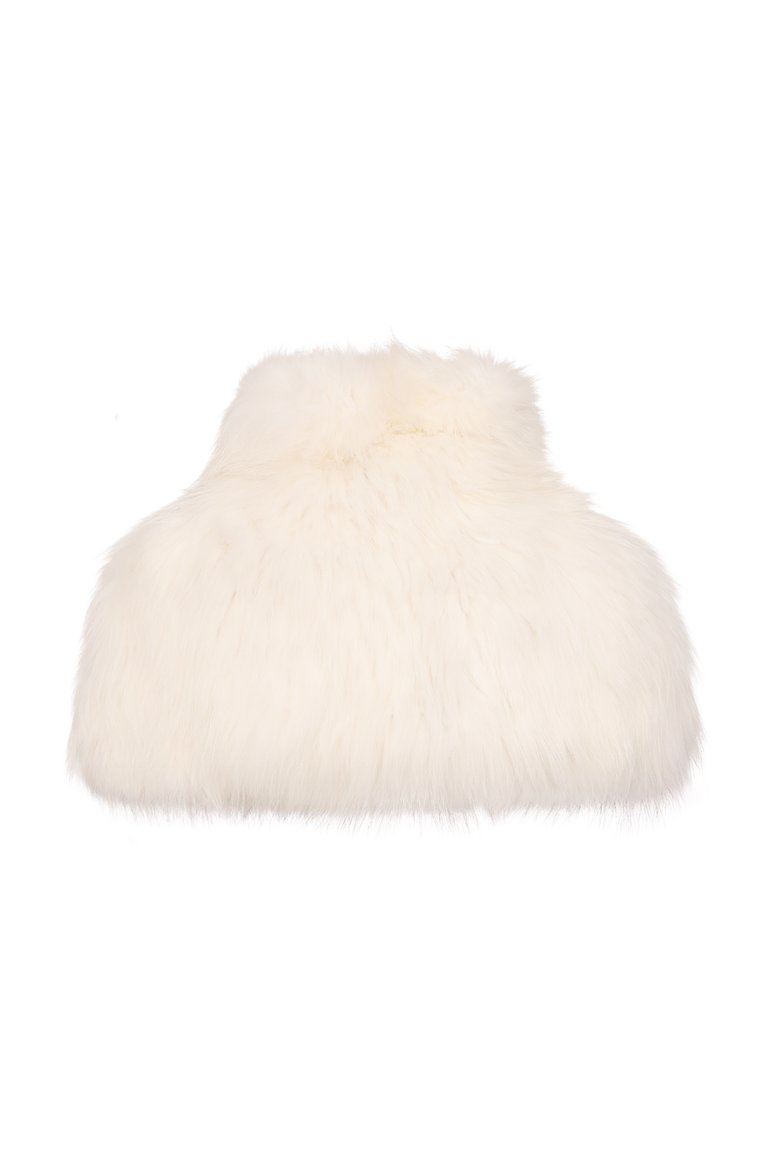 Накидка из песца PRADA, арт. 188126-1CU3-F0009, фото 2