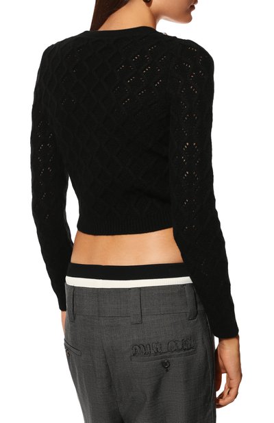 Кашемировый кардиган MIU MIU, арт. MMF377-1YA5-F0002, фото 4