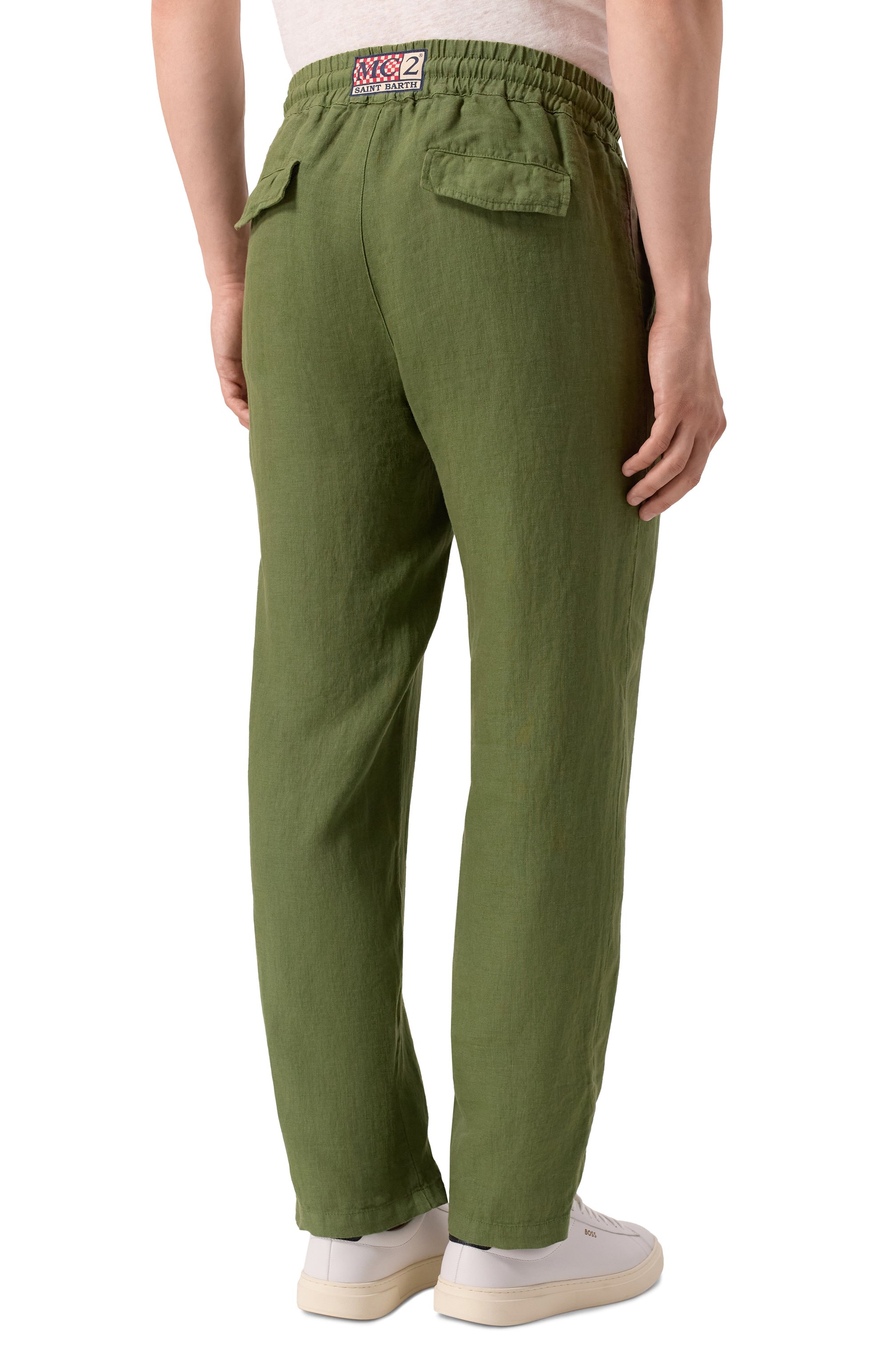 Льняные брюки MC2 SAINT BARTH, арт. STBM CALAIS/01189H, фото 4