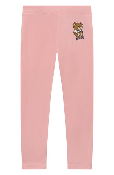 Хлопковые легинсы MOSCHINO, арт. H3P047/LBA10/8, фото 1
