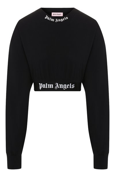 Женский хлопковый топ PALM ANGELS, арт. PWAB003R194130191001