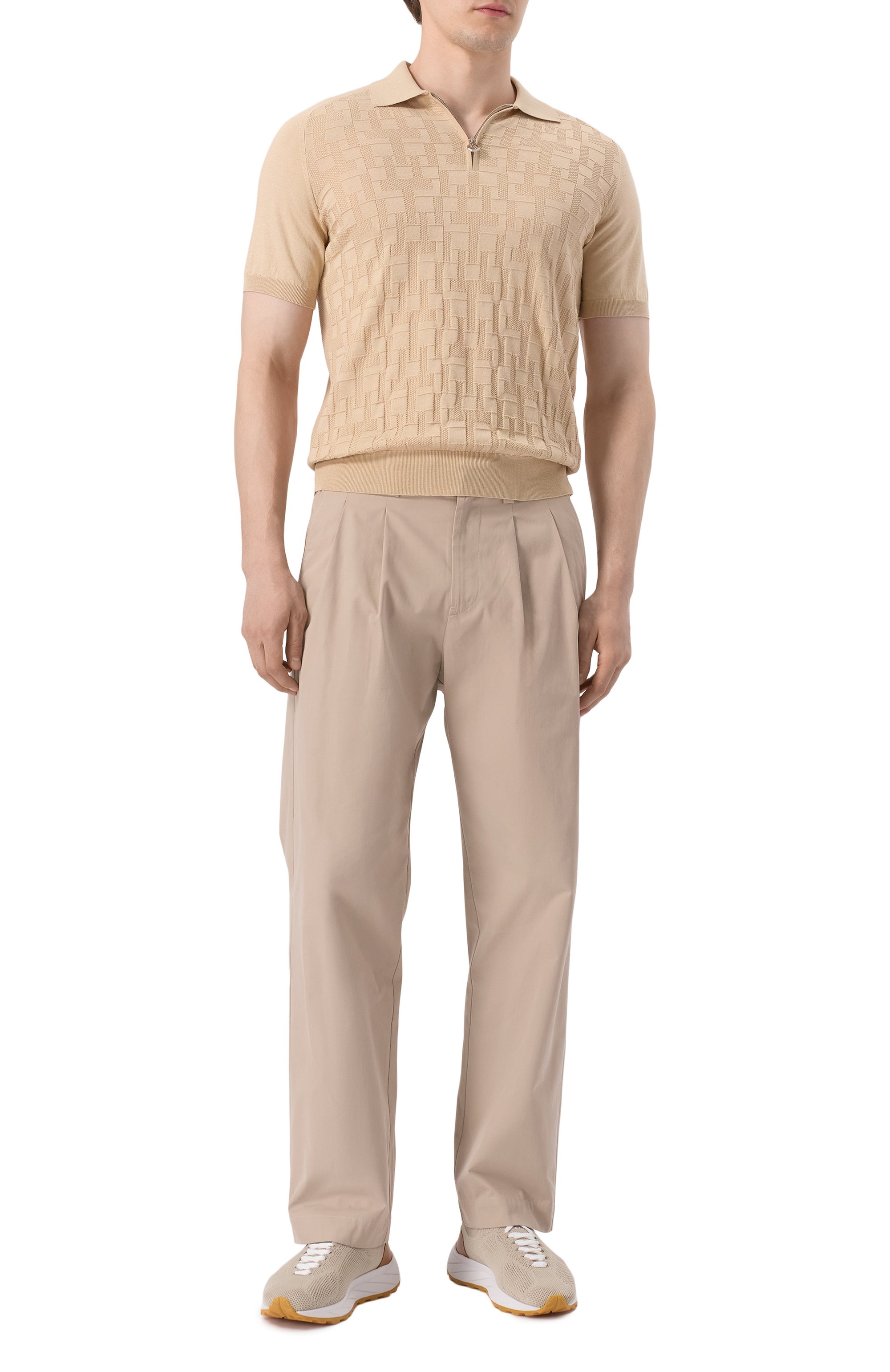 Текстильные кроссовки KITON, арт. USSA269N0133805, фото 2