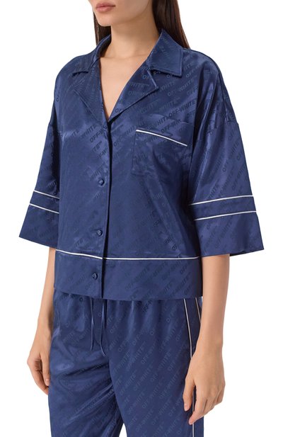 Атласная блузка OFF-WHITE, арт. 0WGG008F25FAB001, фото 3