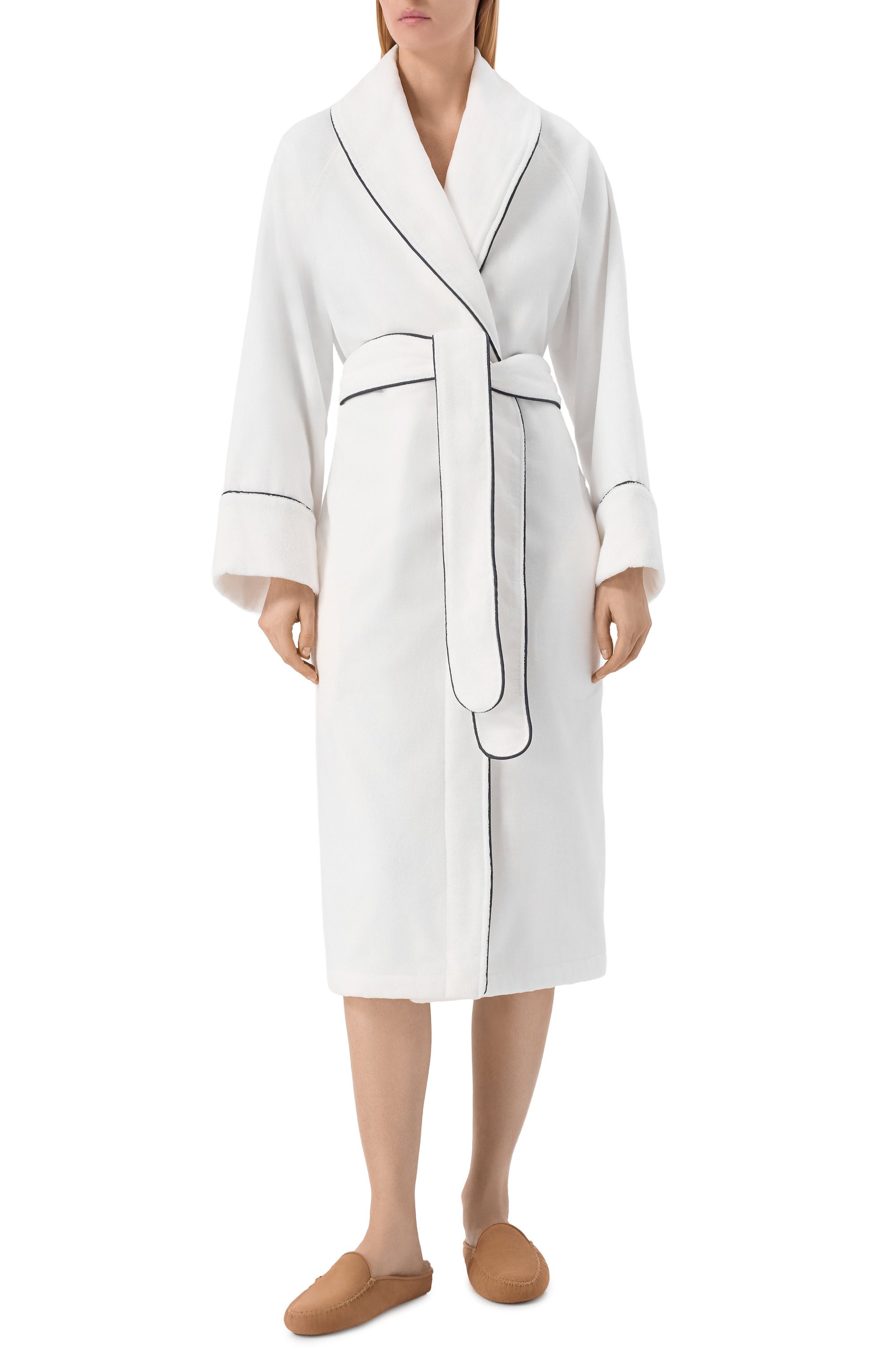 Хлопковый халат FRETTE, арт. F07091 D2060 G02S, фото 2