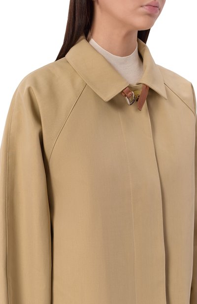 Хлопковый плащ LE17SEPTEMBRE, арт. LS2579CT007EBE, фото 5