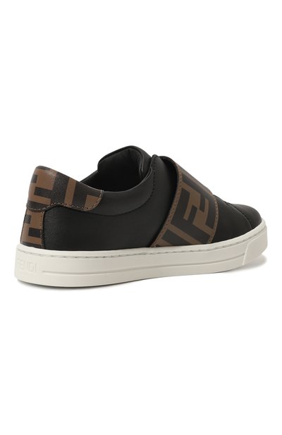 Кожаные кеды FENDI, арт. JMR325/A7N4/28-31, фото 3