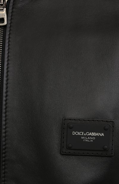 Кожаный бомбер DOLCE & GABBANA, арт. G9PB9L/FUL89, фото 5